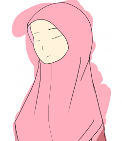  Gambar  Tumblr  Hijab  Kartun 